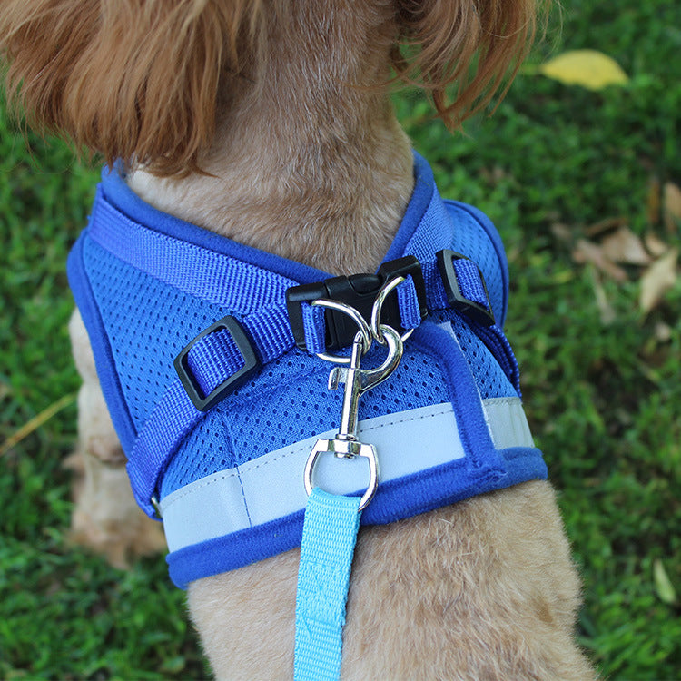 Pet Reflective Safety Dog Harness and Chest Strap