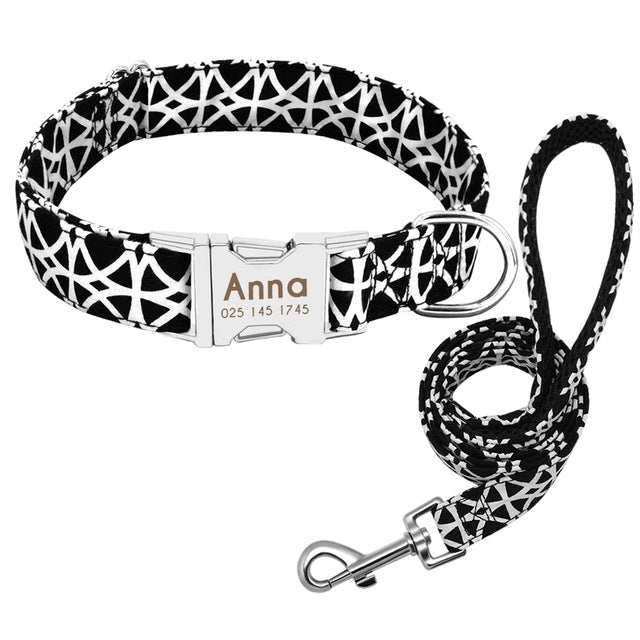 Pet Dog Name Collar | Custom Large Dog Lettering Tag