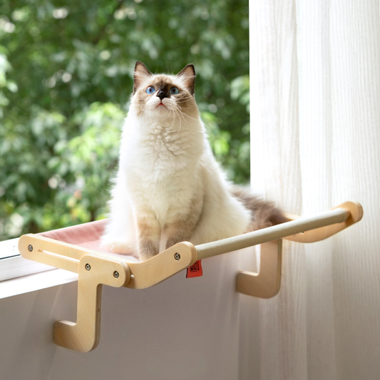Window Glass Hammock | Hanging Cat Litter Windowsill