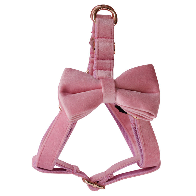 Flannel chest harness for pets