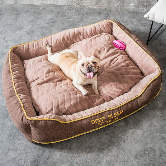 Removable and Washable Ultra soft Dog Cat Bed