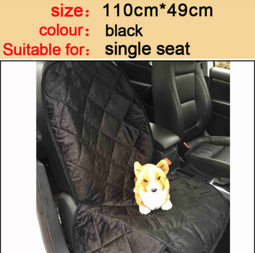 Waterproof Dog Car Seat Cover | Pet Travel Mat Mesh With Zipper And Pocket