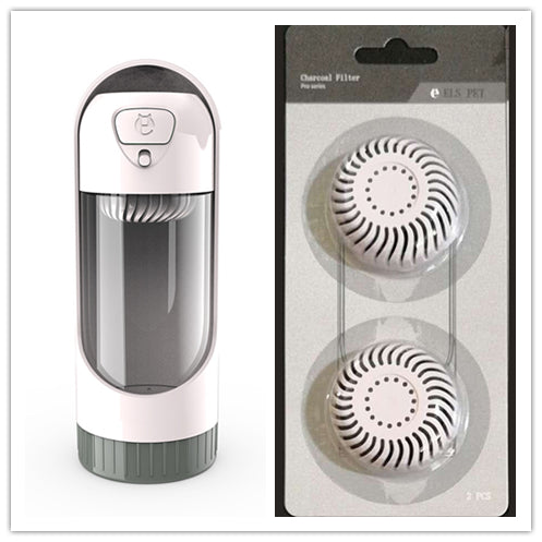 Portable Pet Dog Water Bottle And Drinking Bowls with filter