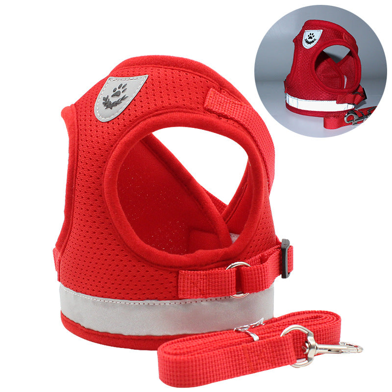 Pet Reflective Safety Dog Harness and Chest Strap