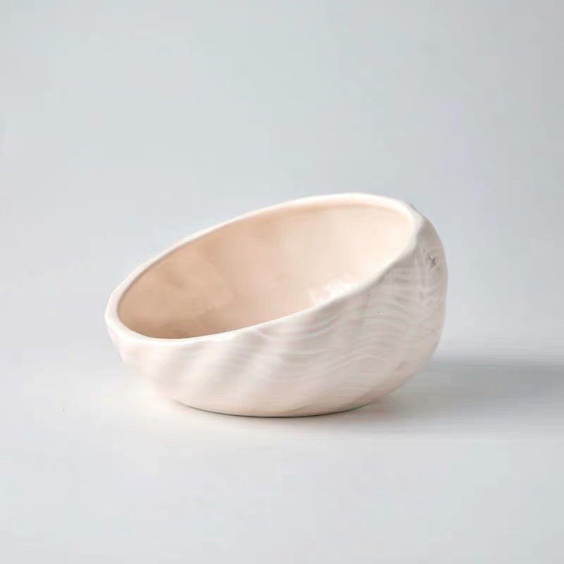 Ceramic Elevated Dog Cat Bowl for Feeding