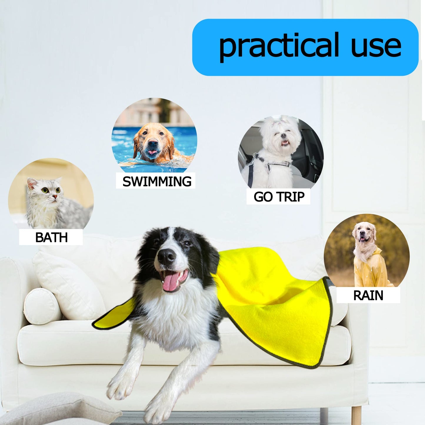 Quick-drying And Super Absorbent Cat Dog Towels