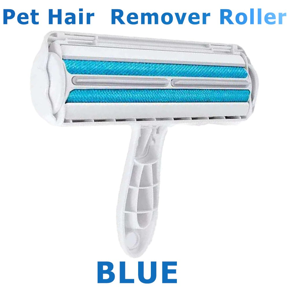 Pet Hair Roller Remover Lint Brush | 2-Way Dog Cat Comb