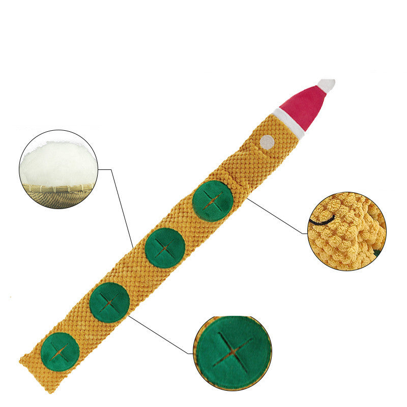 Christmas Elk Voice And Bite Tolerance Interactive Pet Toy