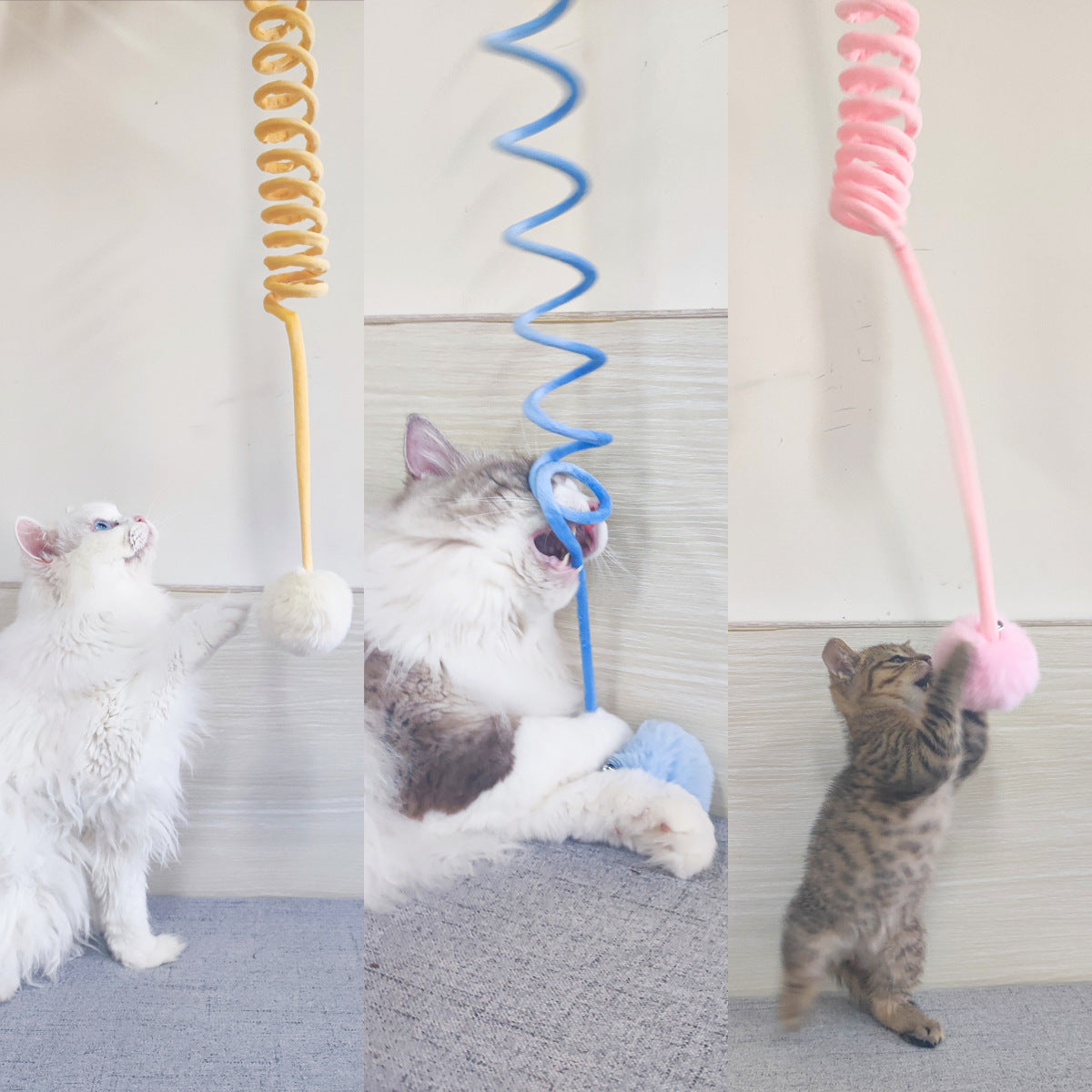 Cat Self-Hi Sucker Interactive Play Toys