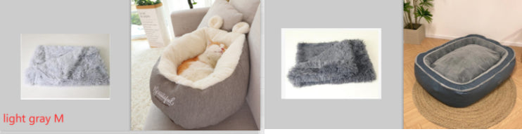 Soft Pet Sleeping Bed And Warming Cushion  For Dogs And Cats