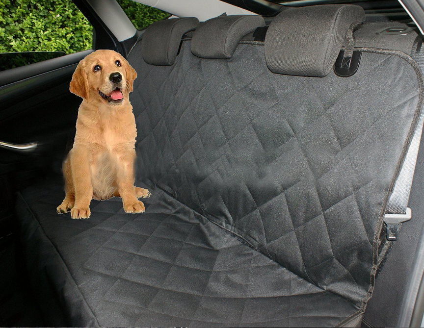 Waterproof Dog Car Seat Cover | Pet Travel Mat Mesh With Zipper And Pocket