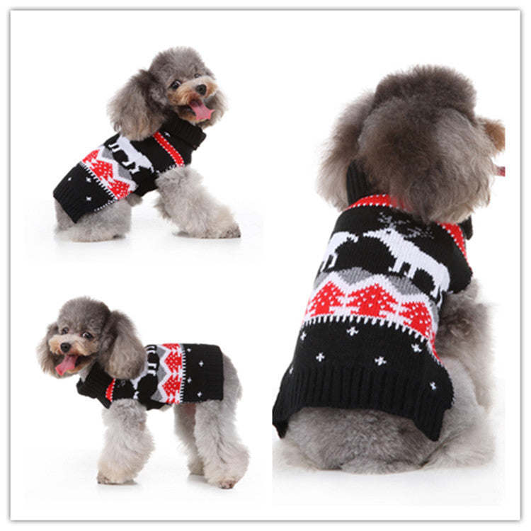 Small Dog Christmas Knitted Sweater