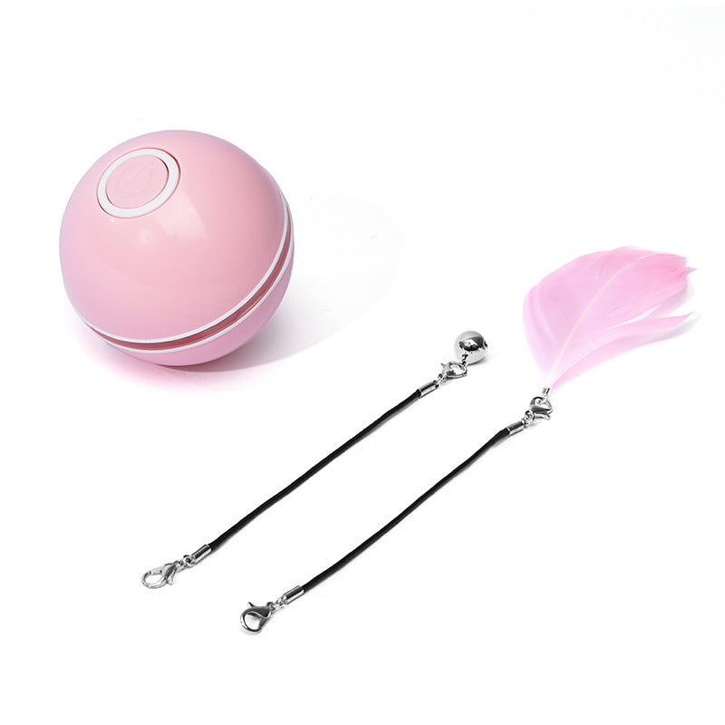 LED Electronic Rolling Ball And Funny Cat Toy