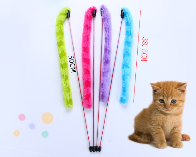 Cat Teaser Plush Toy