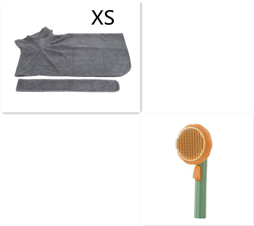 Hand-held Steel Wire Self-cleaning Cat Comb and Looper for Hair Removal