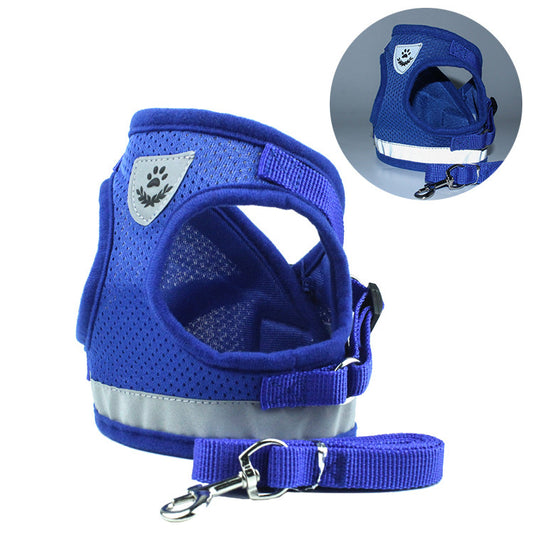 Pet Reflective Safety Dog Harness and Chest Strap