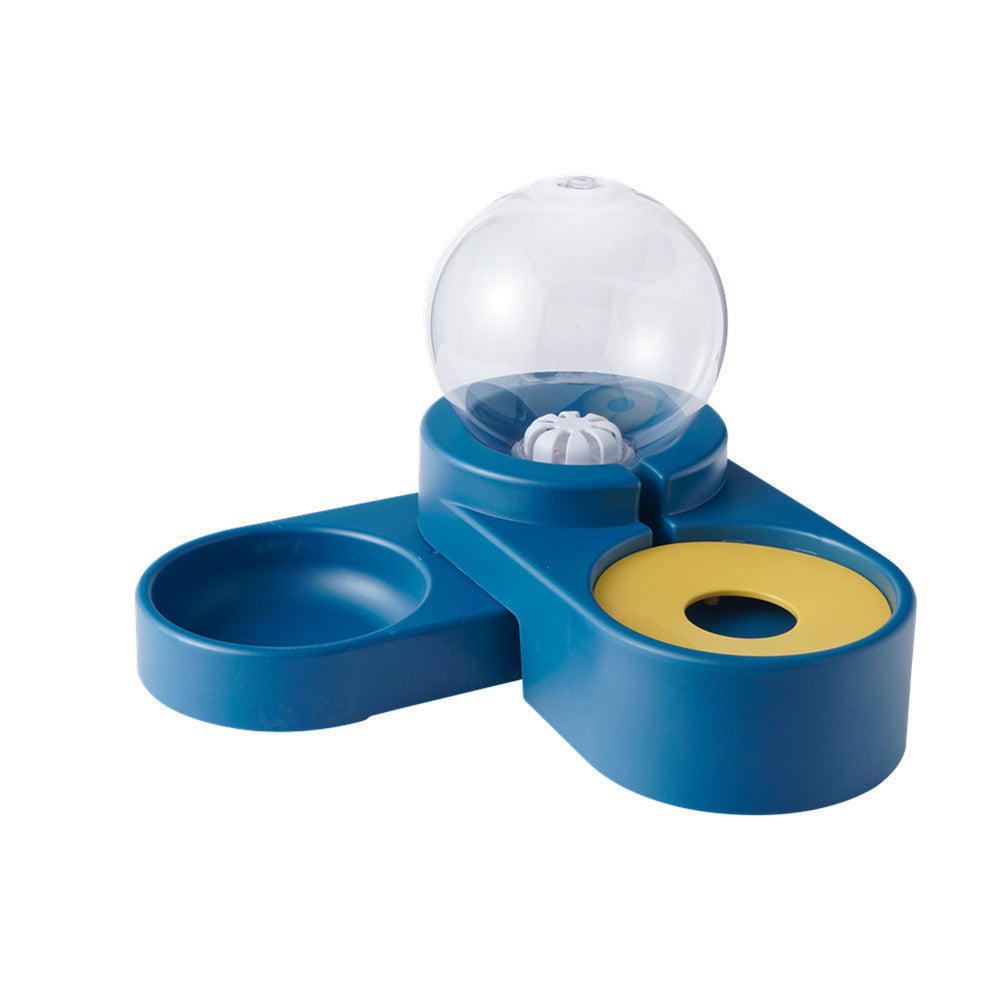 Automatic Nonelectric Cat & Dog Water Dispenser with Bowl