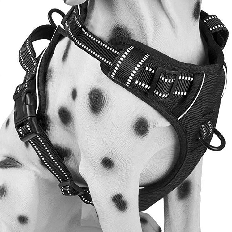 Breathable Reflective Vest Big Dog Chest Harness