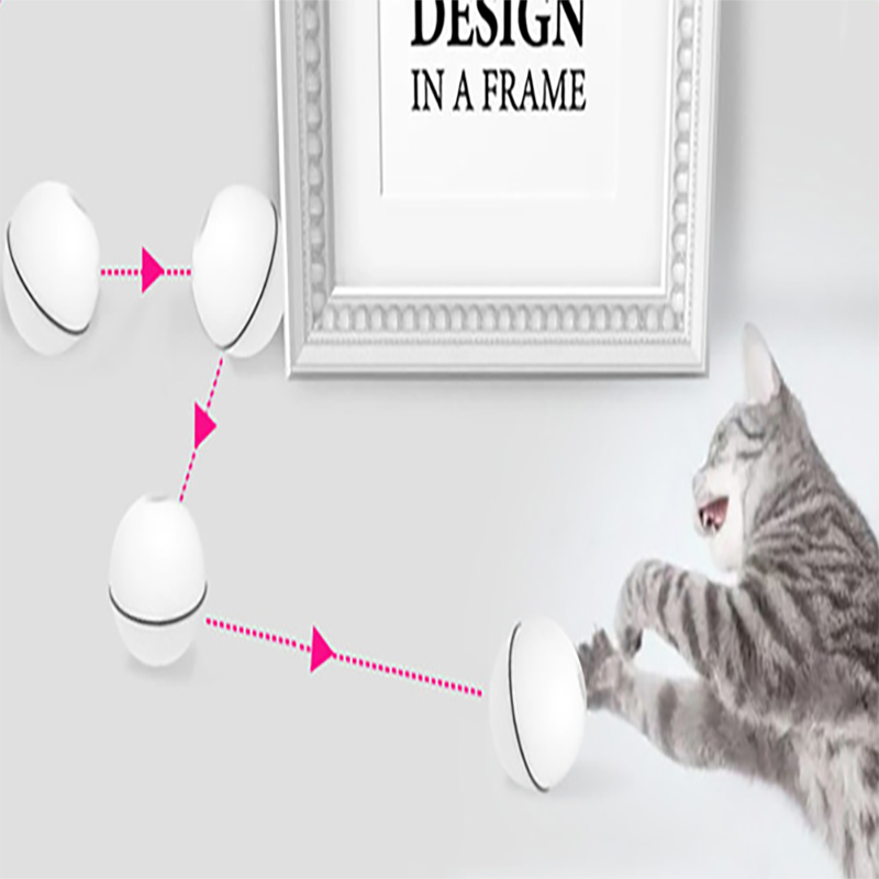 LED Electronic Rolling Ball And Funny Cat Toy