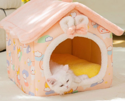 Comfortable And Cozy Warm Sofa Pet Cave/Sleep Kennel