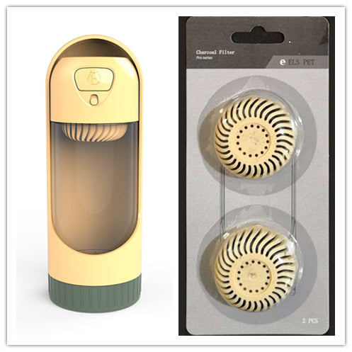 Portable Pet Dog Water Bottle And Drinking Bowls with filter