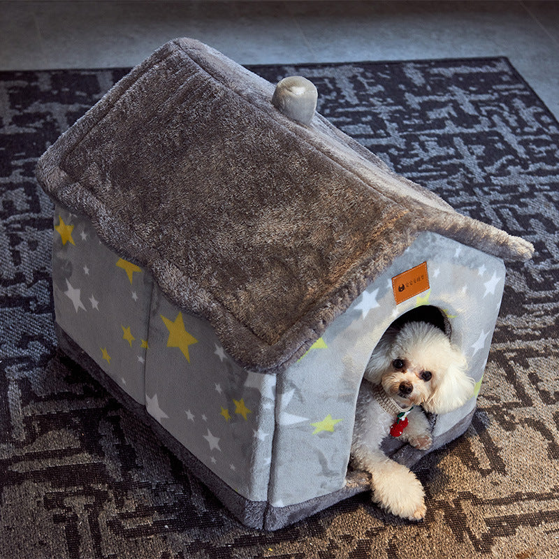 Comfortable And Cozy Warm Sofa Pet Cave/Sleep Kennel