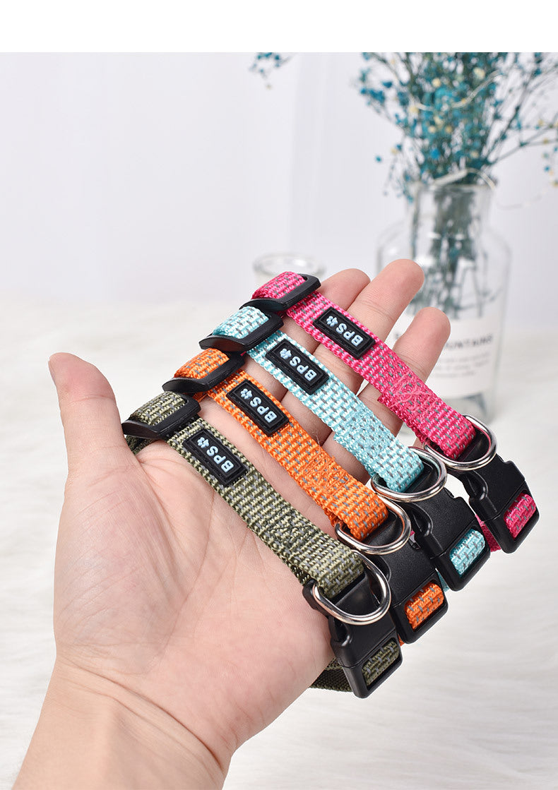 Luminous dog collar and neck leash