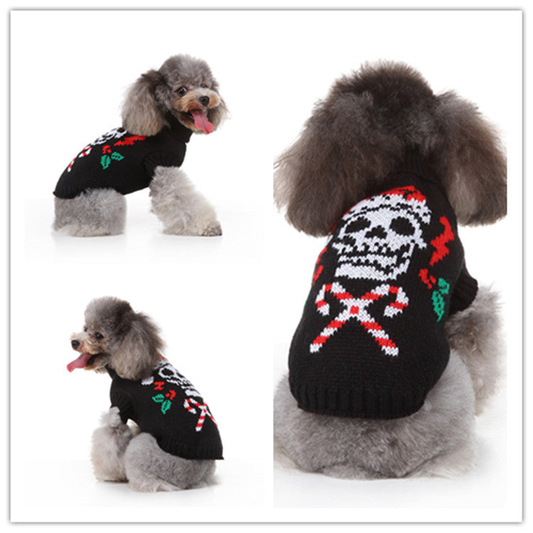 Small Dog Christmas Knitted Sweater