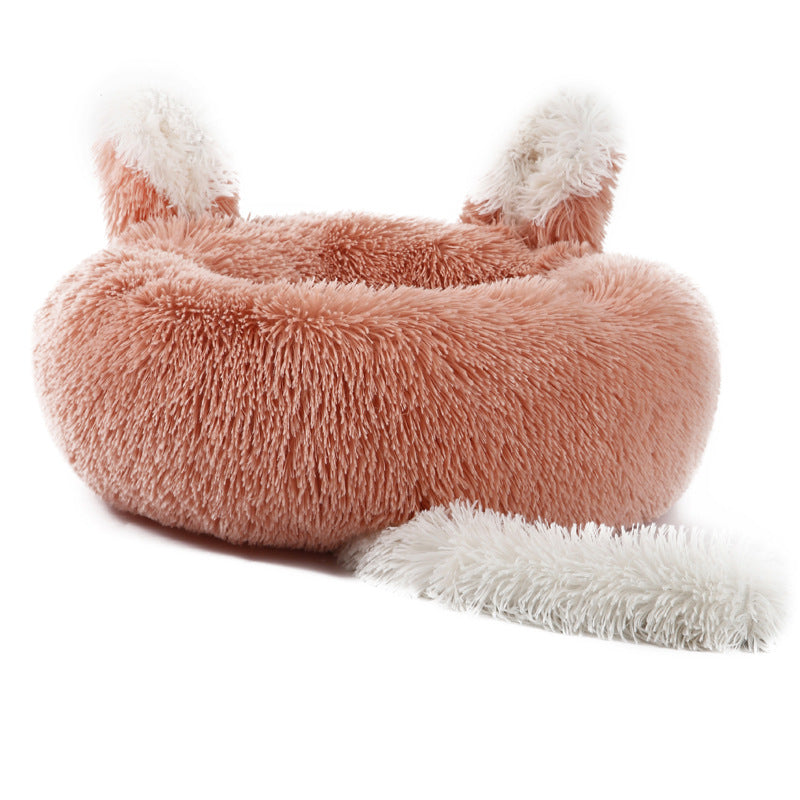 Rabbit Shaped Pet Dog Cat Nest/Bed