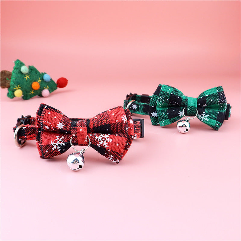 Cat Detachable Christmas Bow Tie