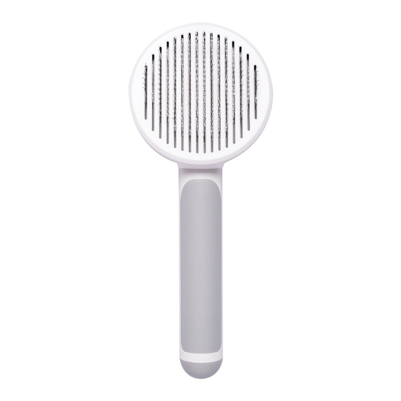 Hand-held Steel Wire Self-cleaning Cat Comb and Looper for Hair Removal