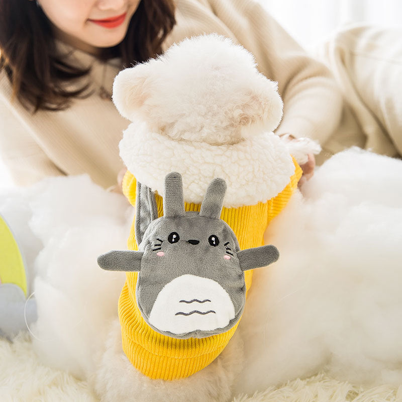Cute Knitted Sweater Corduroy Pet Clothes