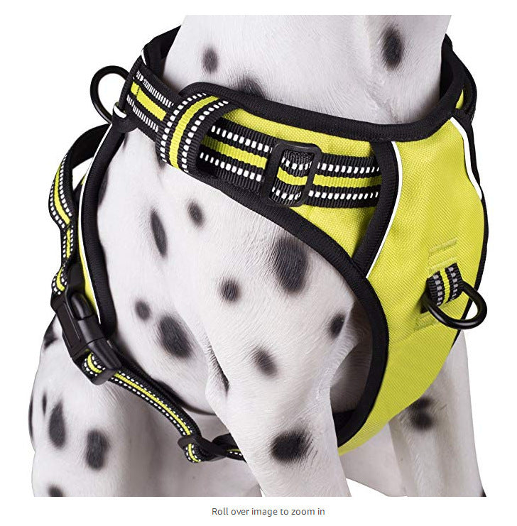 Breathable Reflective Vest Big Dog Chest Harness