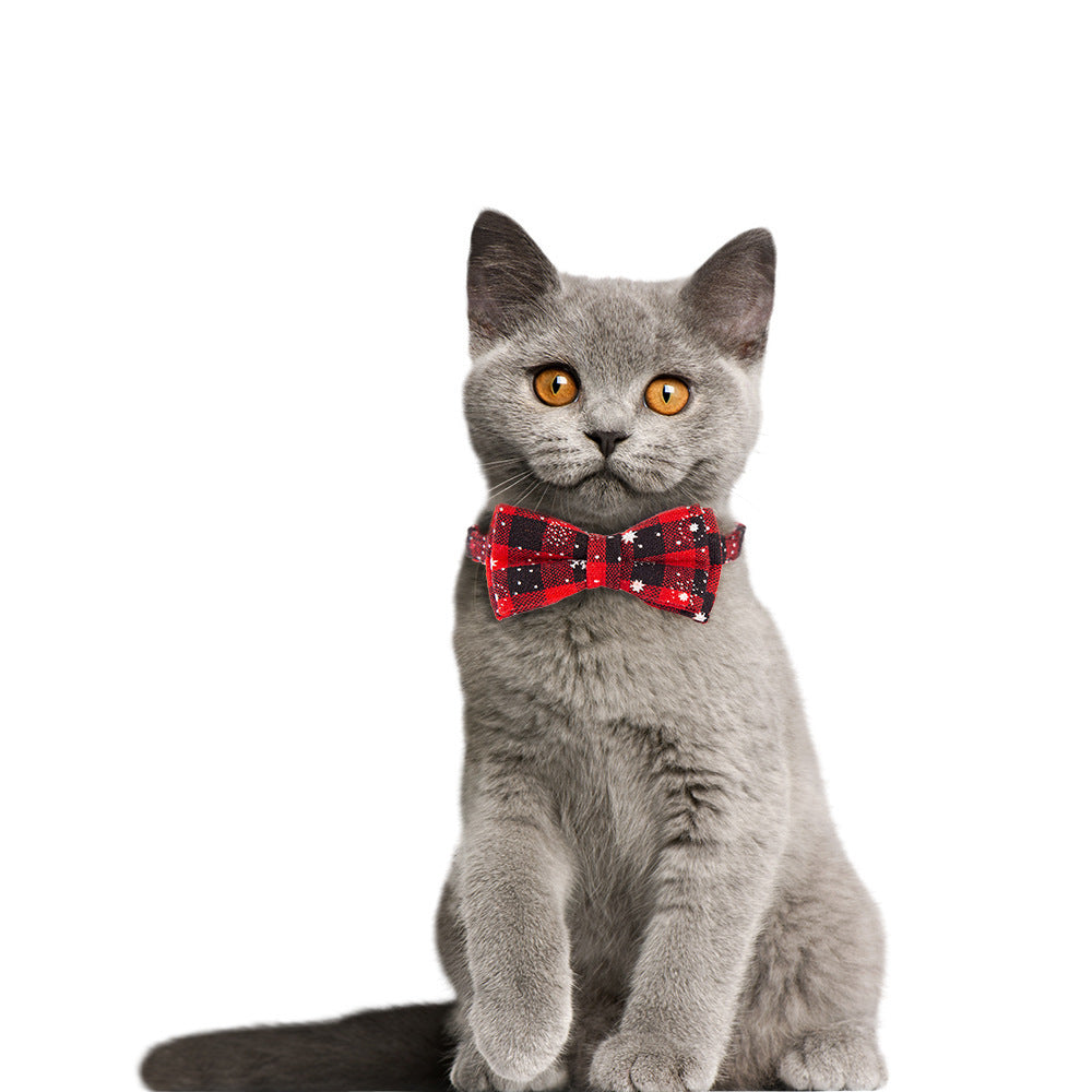 Cat Detachable Christmas Bow Tie