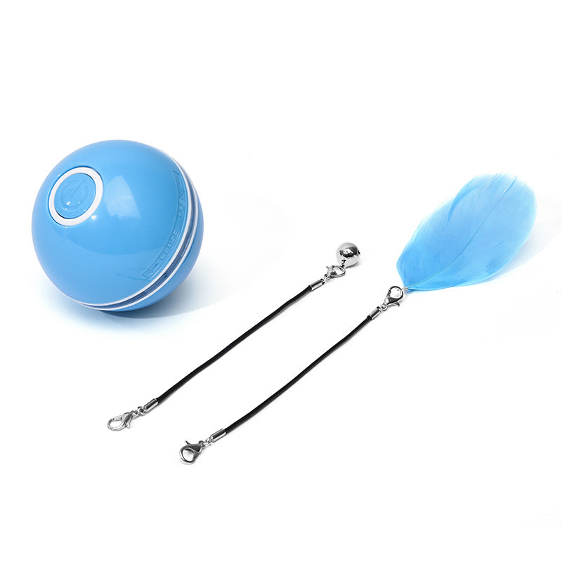 LED Electronic Rolling Ball And Funny Cat Toy