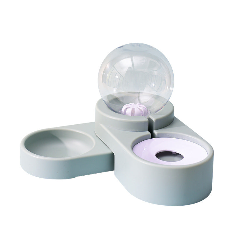 Automatic Nonelectric Cat & Dog Water Dispenser with Bowl