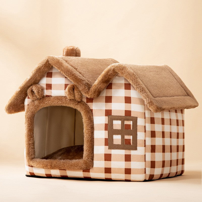 Comfortable And Cozy Warm Sofa Pet Cave/Sleep Kennel