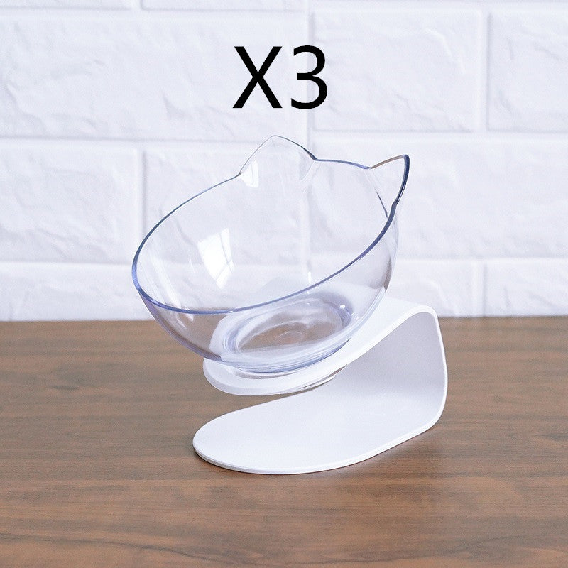 Non Slip Double Cat Bowl And Feeder With Raised Stand