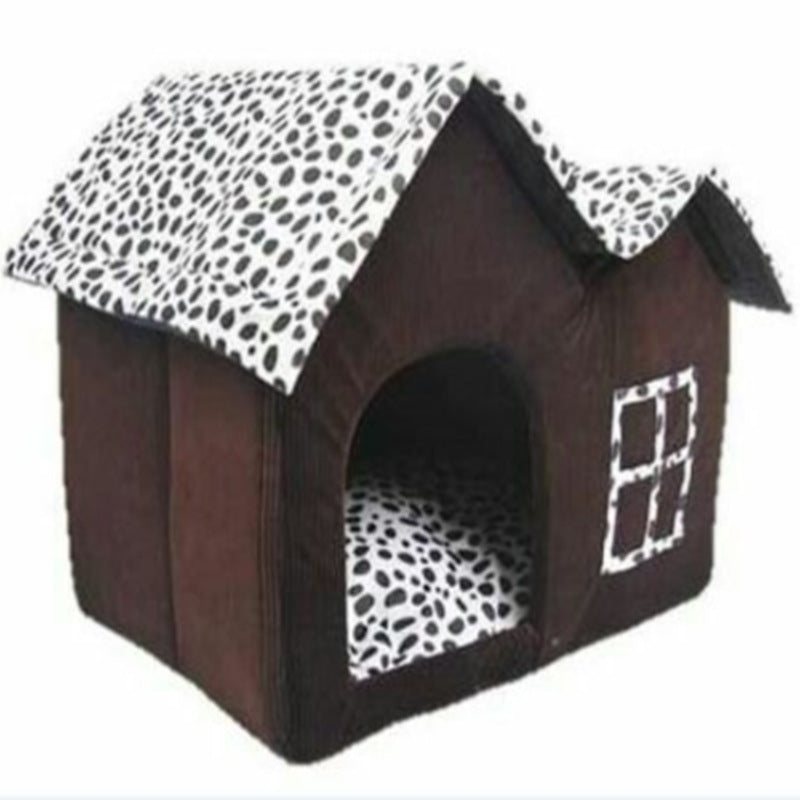 Winter Pet kennel Double Roof Dog Cat House