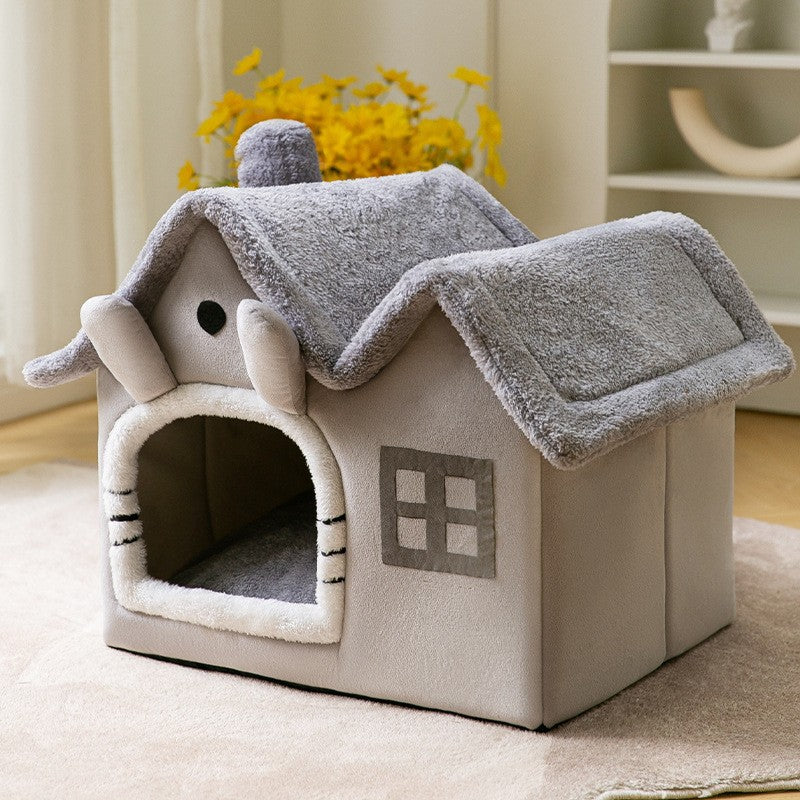 Comfortable And Cozy Warm Sofa Pet Cave/Sleep Kennel