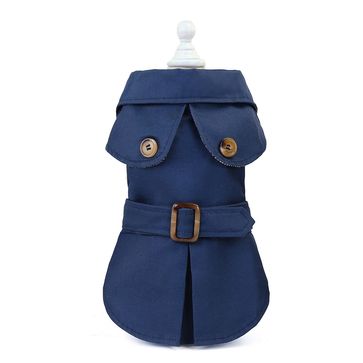 Elegant Pet Trench Coat for Small Dogs