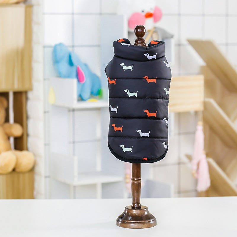 Pet Dog Cotton Padded Winter Coat Jacket