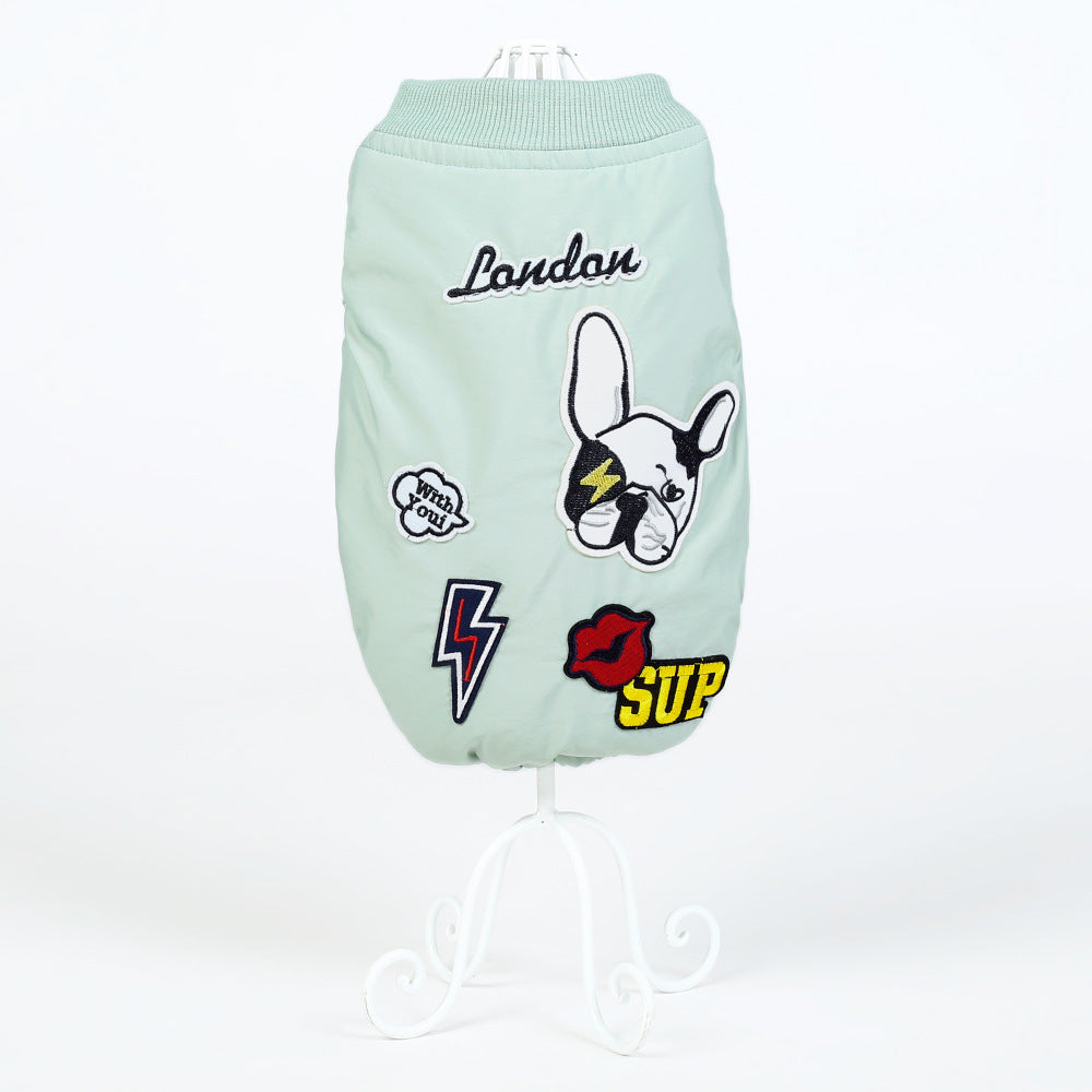 Pet Dog Cat Print Casual Clothes