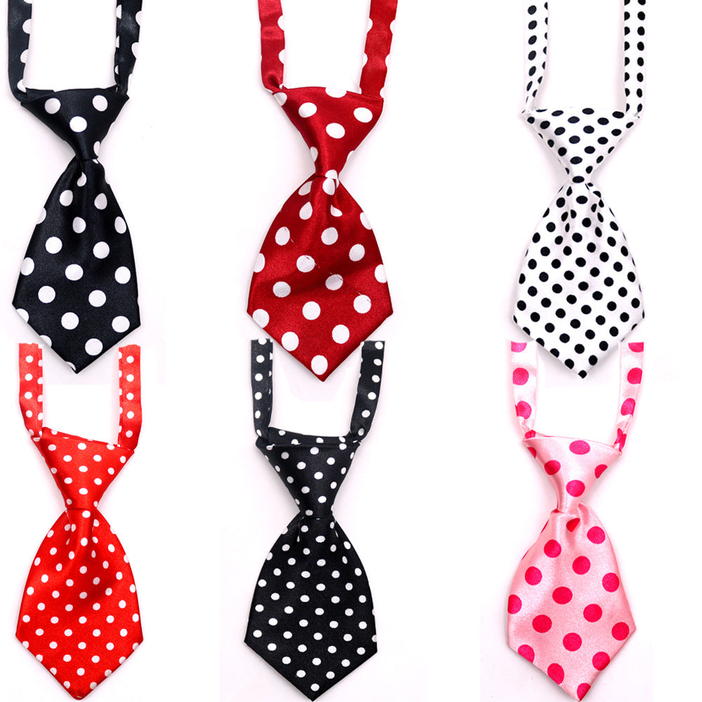 Lovely 50 pieces necktie collars for dogs and cats