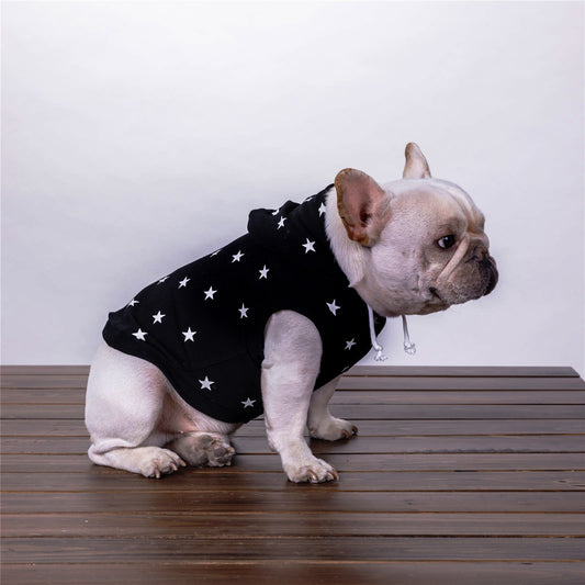 Comfortable Dog Clothes With Printed Stars