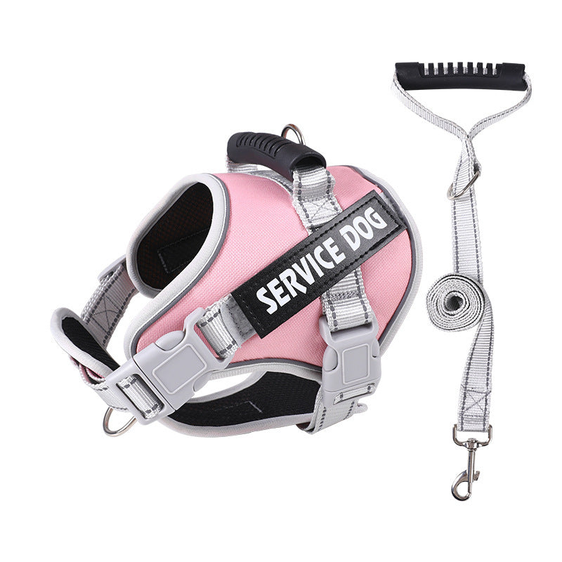 Explosion-proof dog leash and chest strap