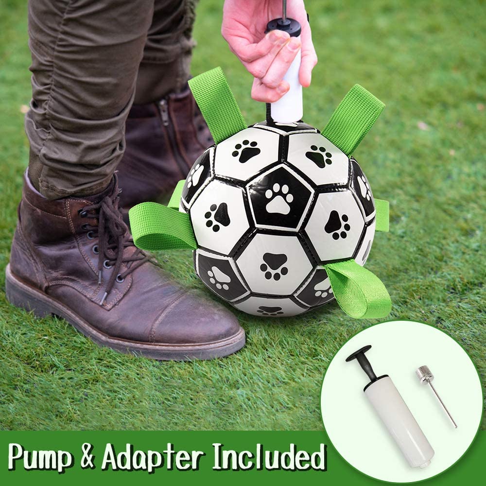 Interactive outdoor training Soccer Football  pet bite and chew balls for dog