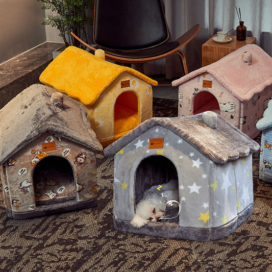 Comfortable And Cozy Warm Sofa Pet Cave/Sleep Kennel