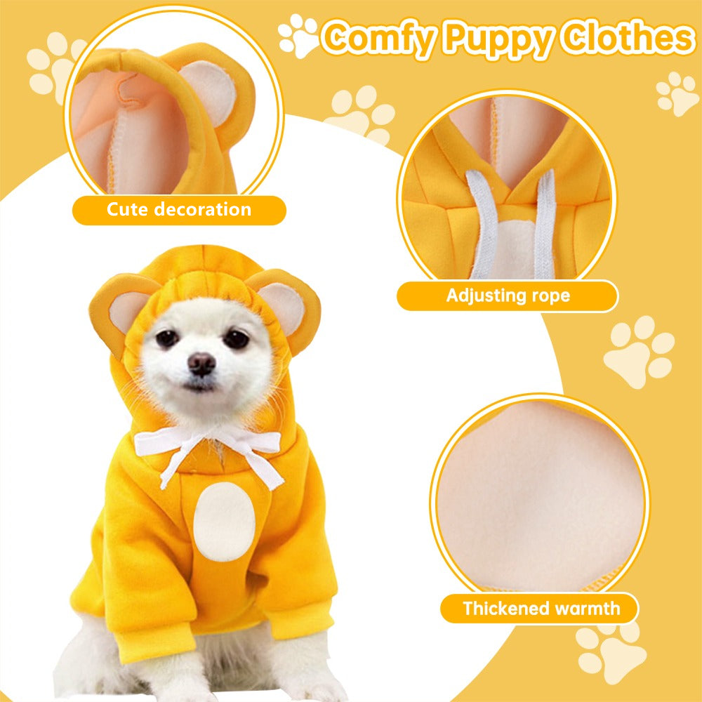 Cute Adorable Warm Dog Hoodie