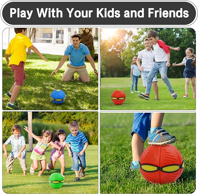 Flying UFO saucer shaped ball pet toys